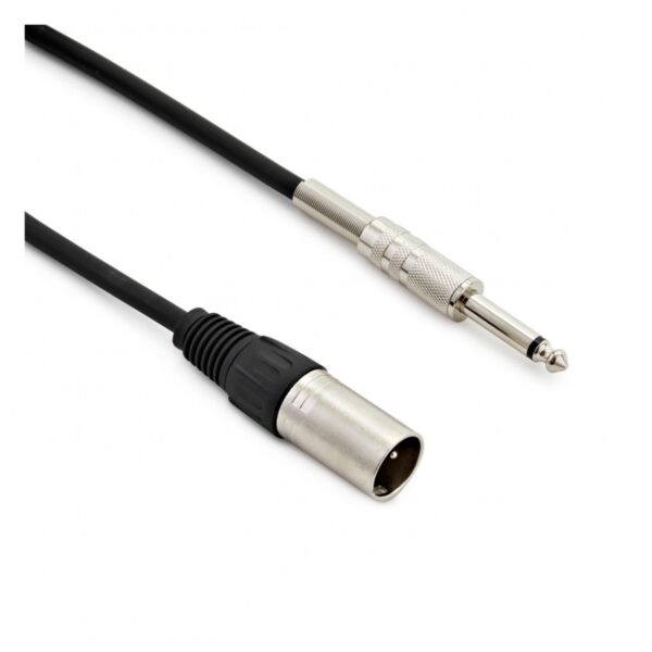 XLR (M) to 6.35mm TS Jack Cable 1m - Image 2