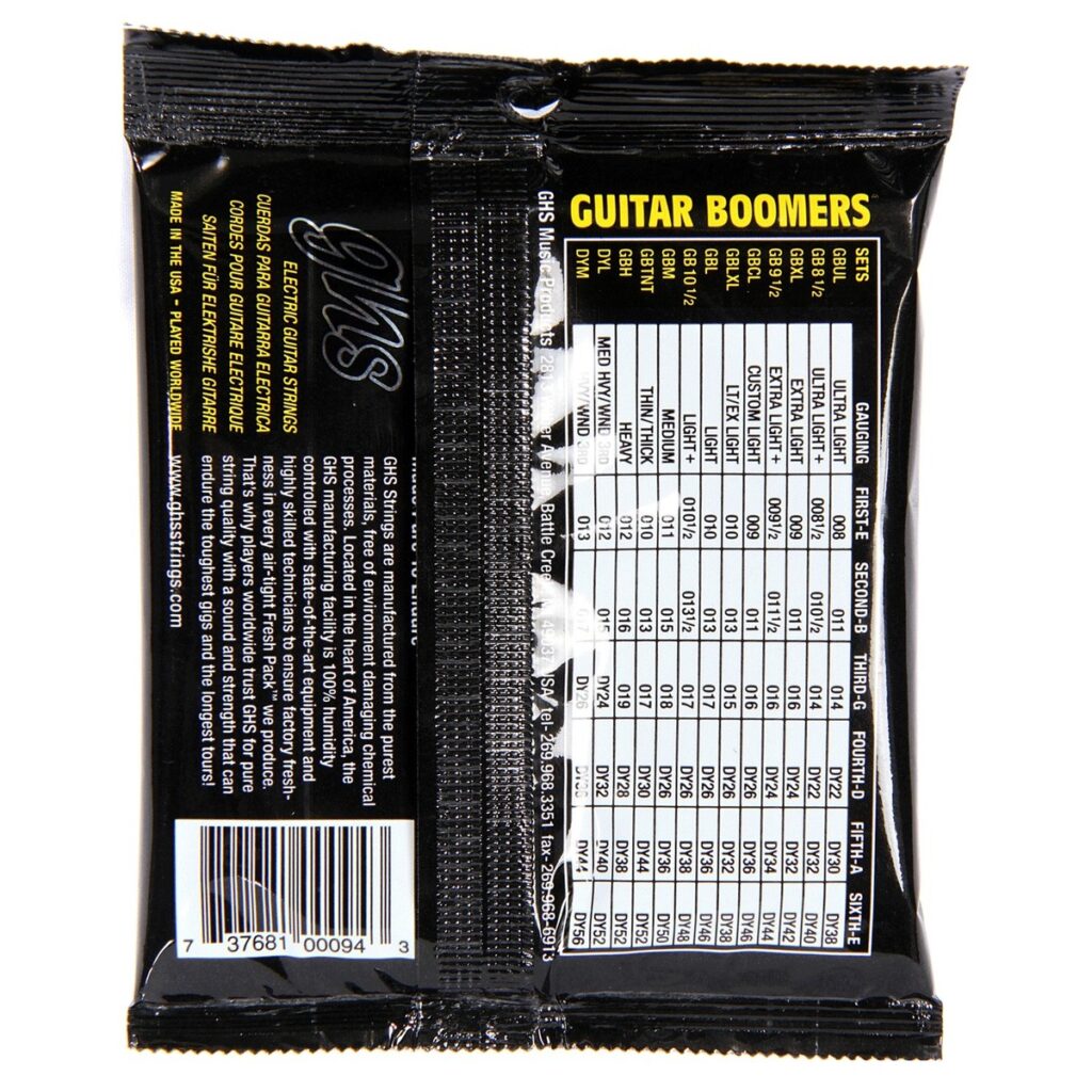 GHS Boomers Guitar Strings Light 10-46