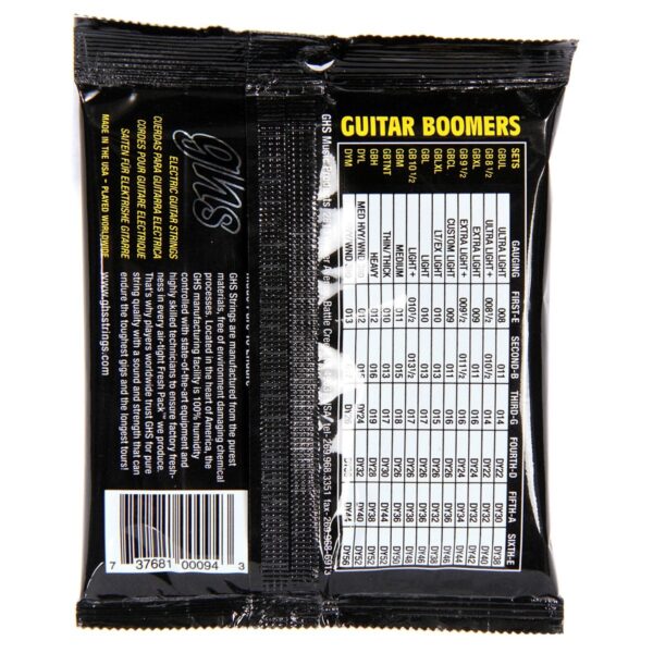 GHS Boomers Guitar Strings Light 10-46 - Image 2