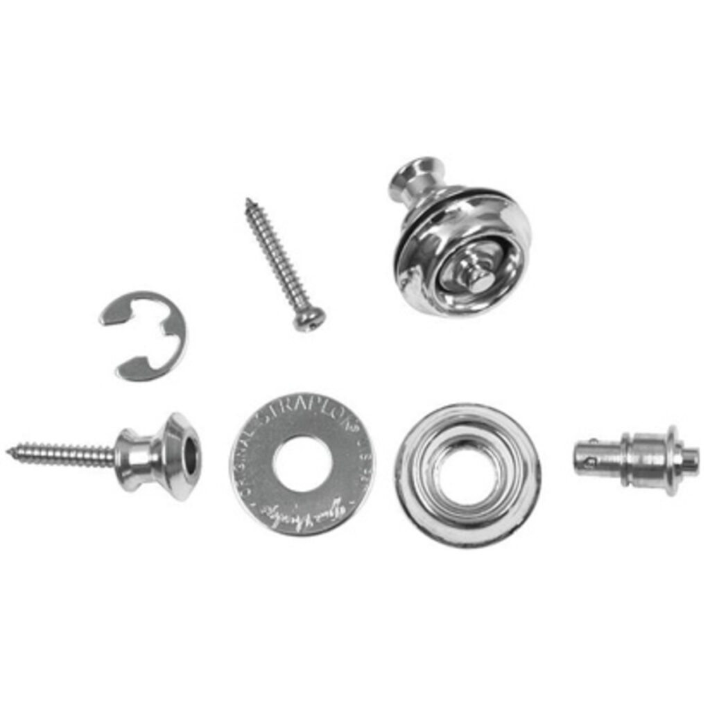 Dunlop SLS1031N Straplok Strap Button with Strap Locks Nickel