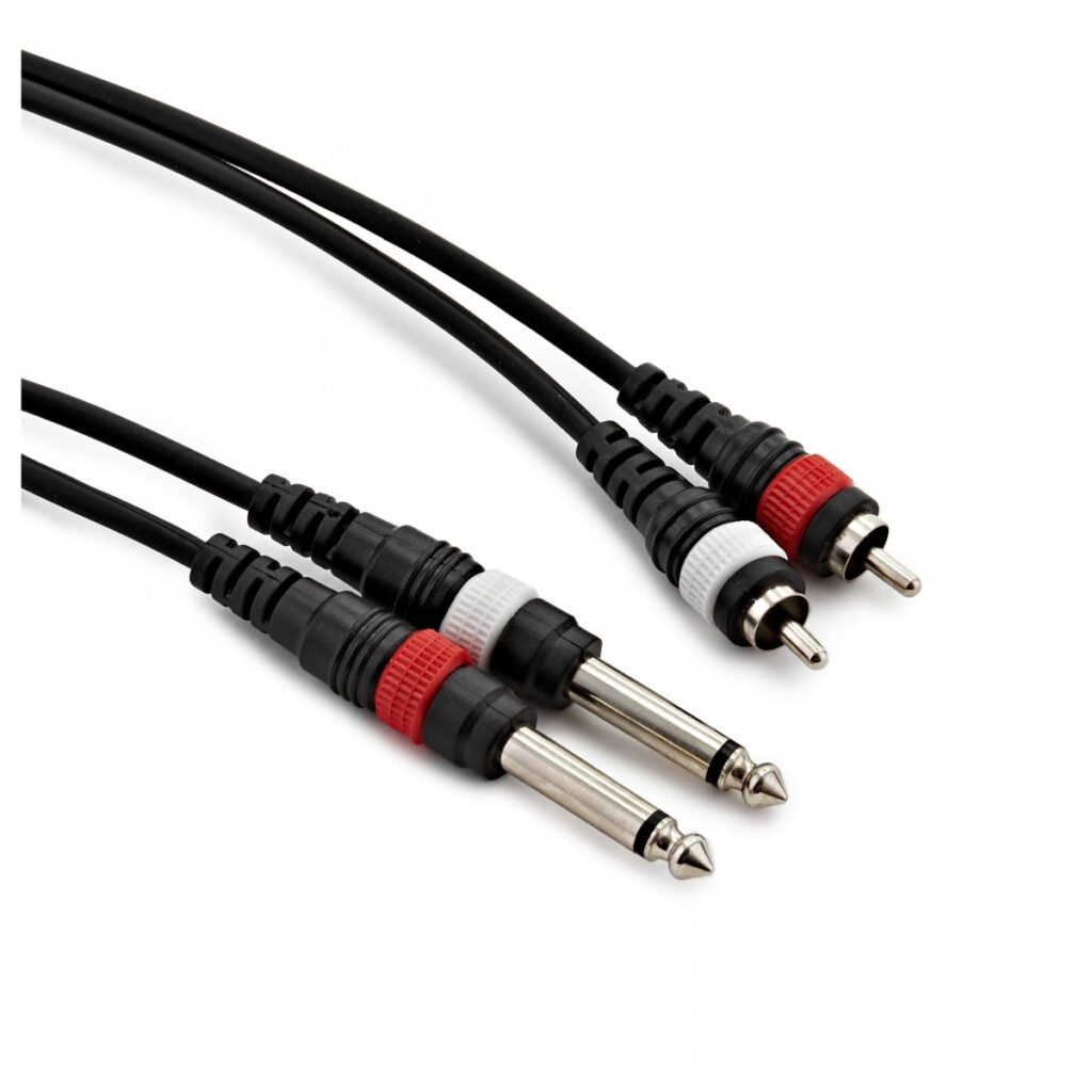 Essentials Dual Jack to RCA Phono Cable 3m