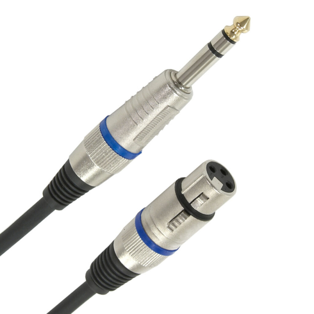 XLR (F) - Balanced 1/4" Jack Pro Cable 3m