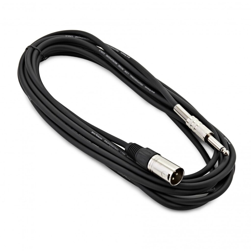 XLR (M) to 6.35mm TS Jack Cable 6m