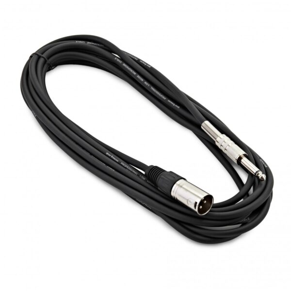 XLR (M) to 6.35mm TS Jack Cable 6m - Image 1