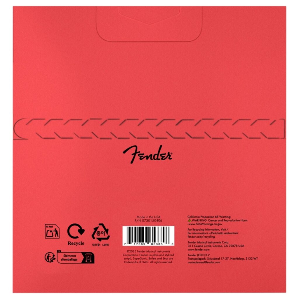 Fender SuperSonic 150R Guitar Strings Pure Nickel Ball End Gauges .010-.046