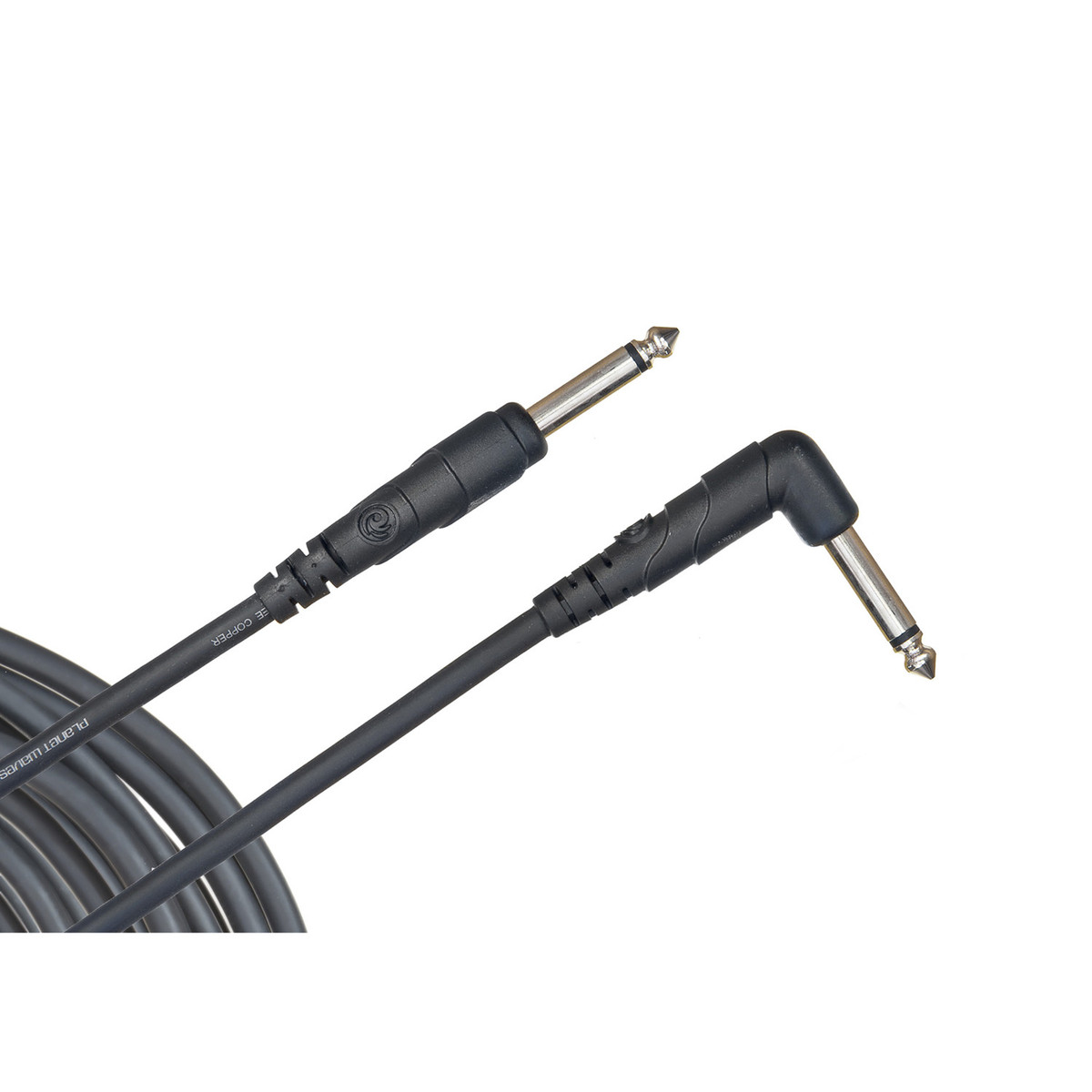 DAddario Classic Series 1/4" Instrument Cable Right Angle 20ft - Image 2