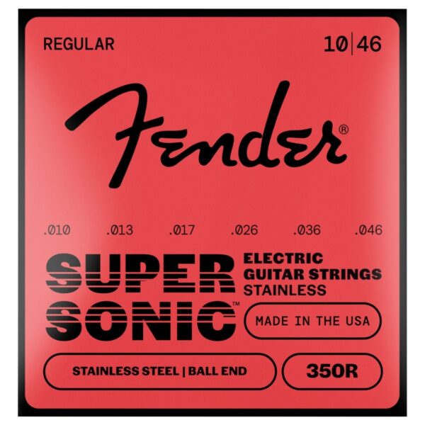 Fender 350R Stainless Steel Ball End Guitar Strings 10-46 - Image 1