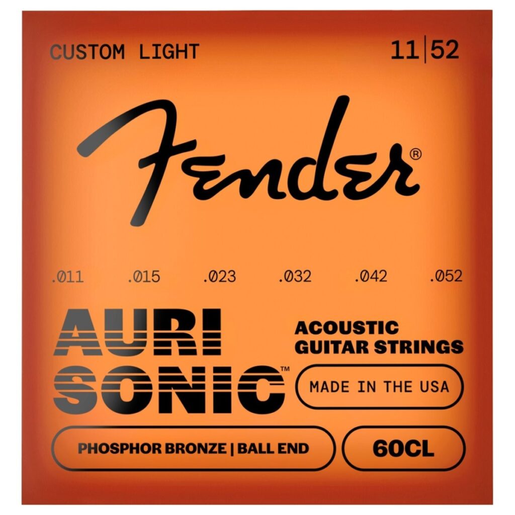 Fender 60CL Phosphor Bronze Acoustic Strings 11-52
