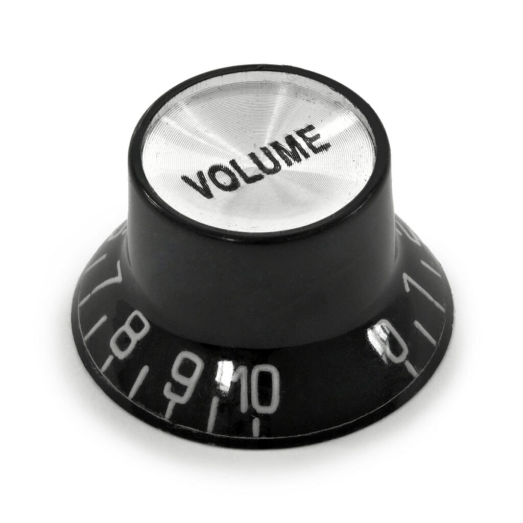Guitarworks Guitar Volume Control Knob Top Hat