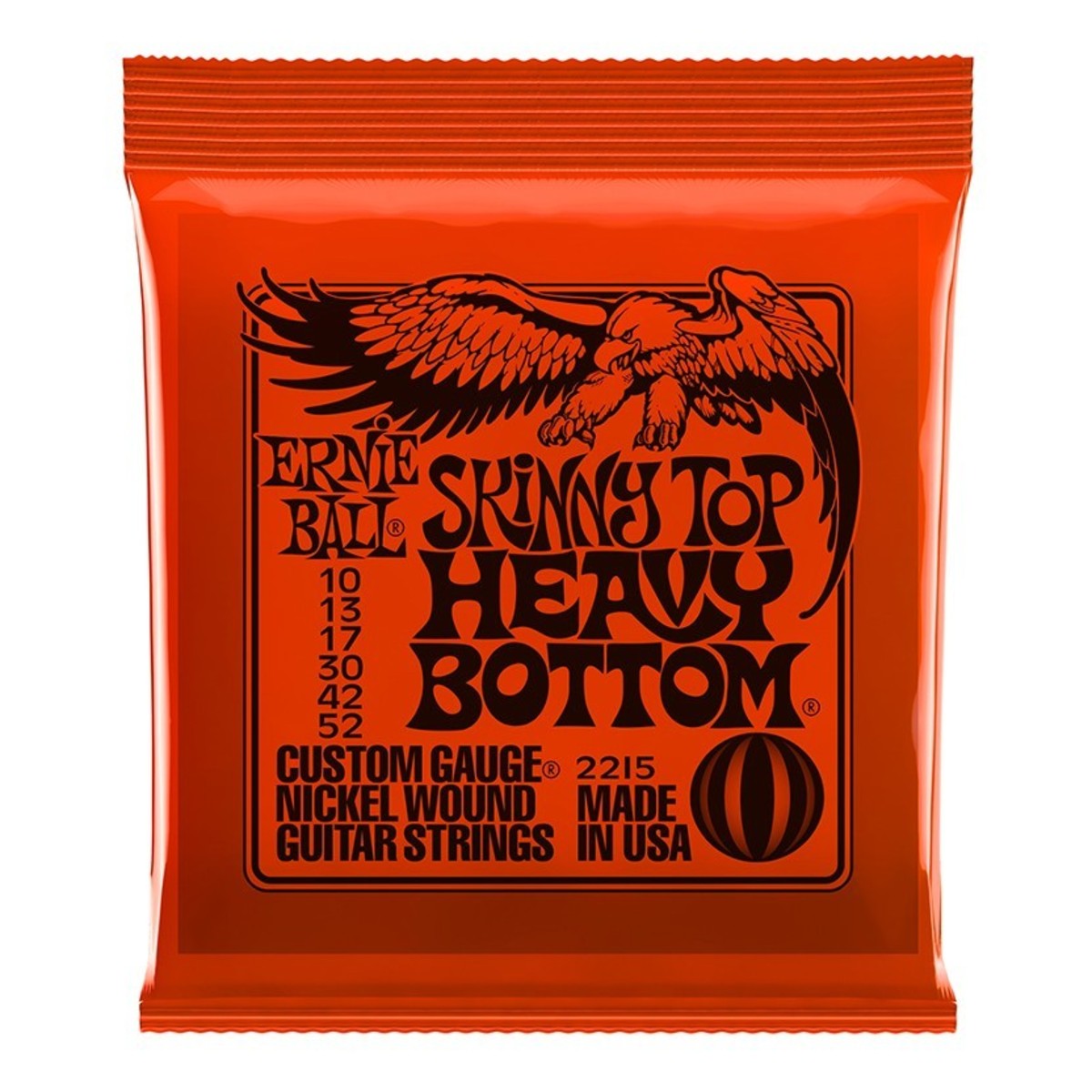 Ernie Ball Skinny Top Heavy Bottom 2215 Nickel Guitar Strings 10 - 52 - Image 1