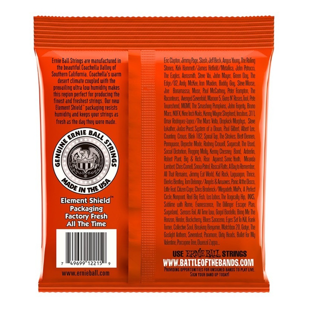 Ernie Ball Skinny Top Heavy Bottom 2215 Nickel Guitar Strings 10 - 52 - Image 2