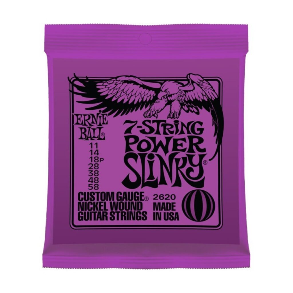 Ernie Ball Power Slinky 2620 Nickel 7 String 11-58