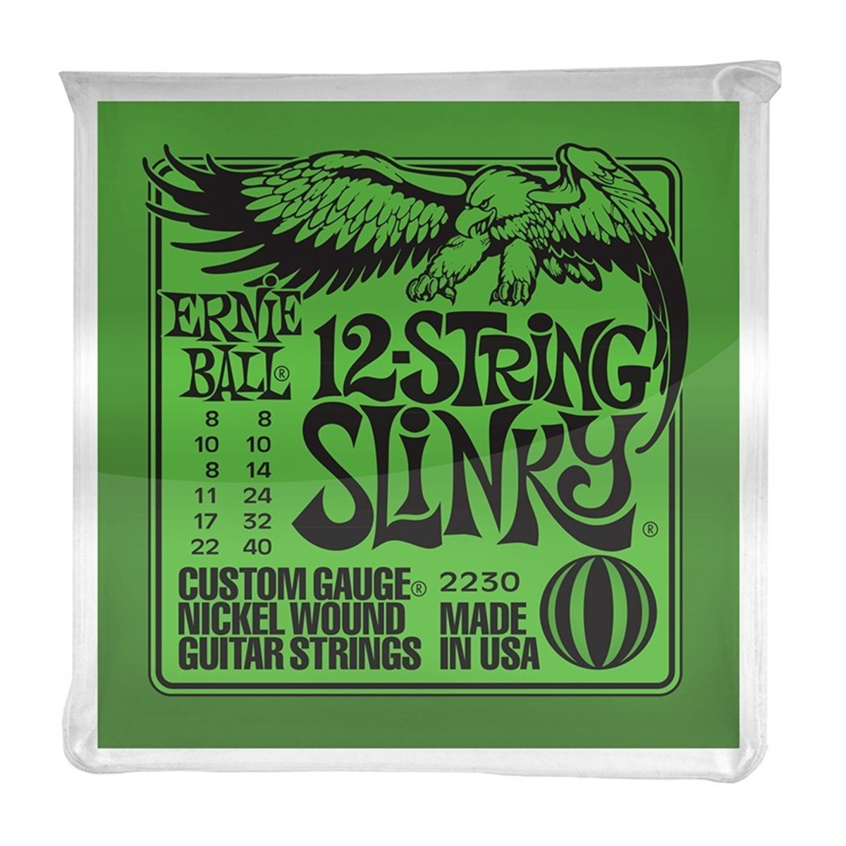 Ernie Ball Slinky 2230 Nickel Guitar 12 String 8-40 - Image 1