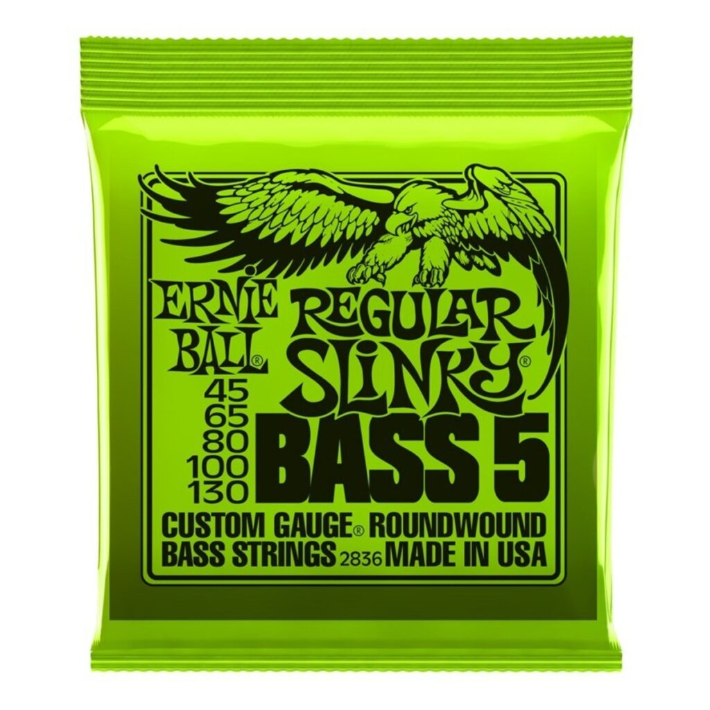 Ernie Ball Regular Slinky 2836 Nickel Bass 5 String 45-130