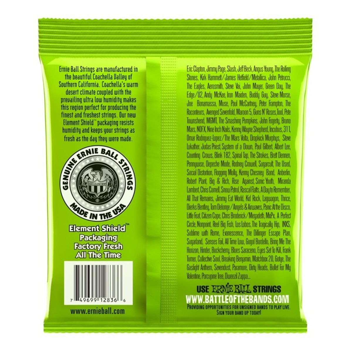 Ernie Ball Regular Slinky 2836 Nickel Bass 5 String 45-130 - Image 2