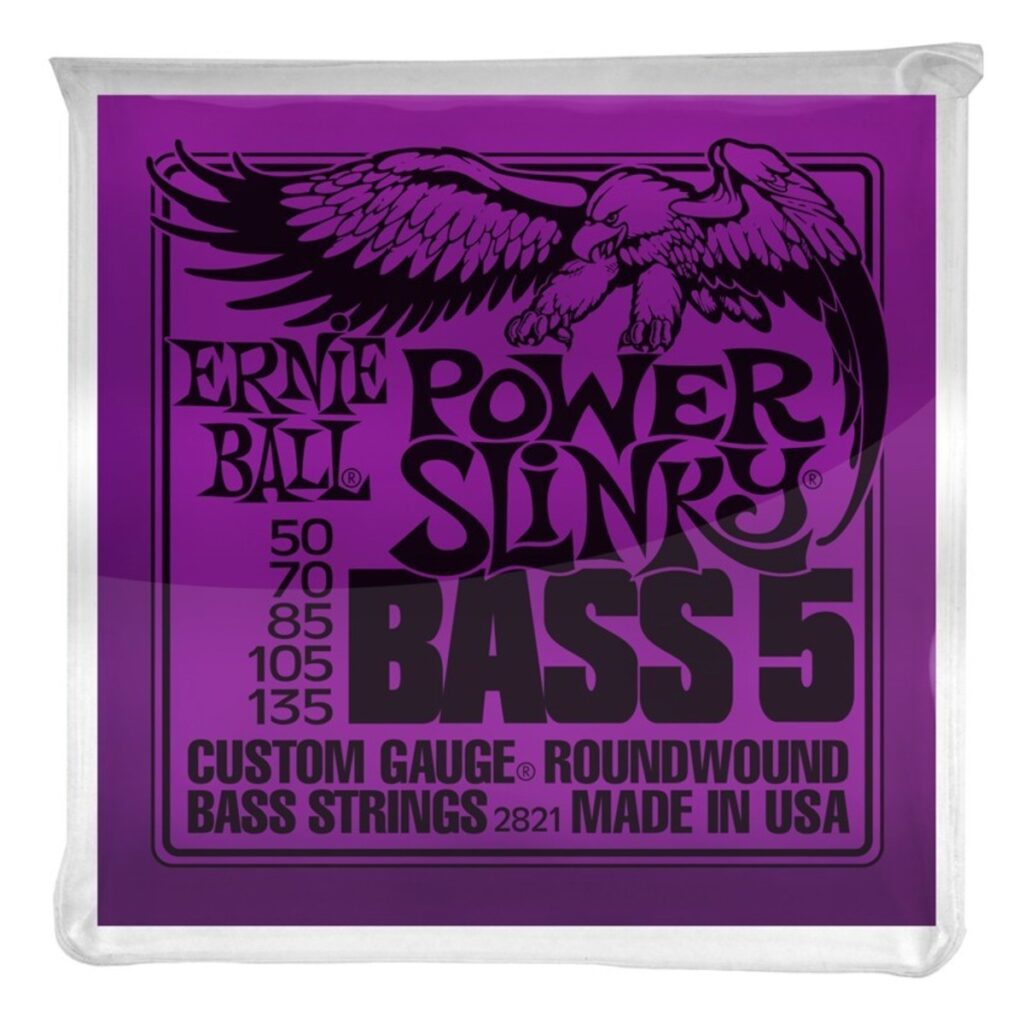 Ernie Ball Power Slinky 2821 Nickel Bass 5 String 50-135