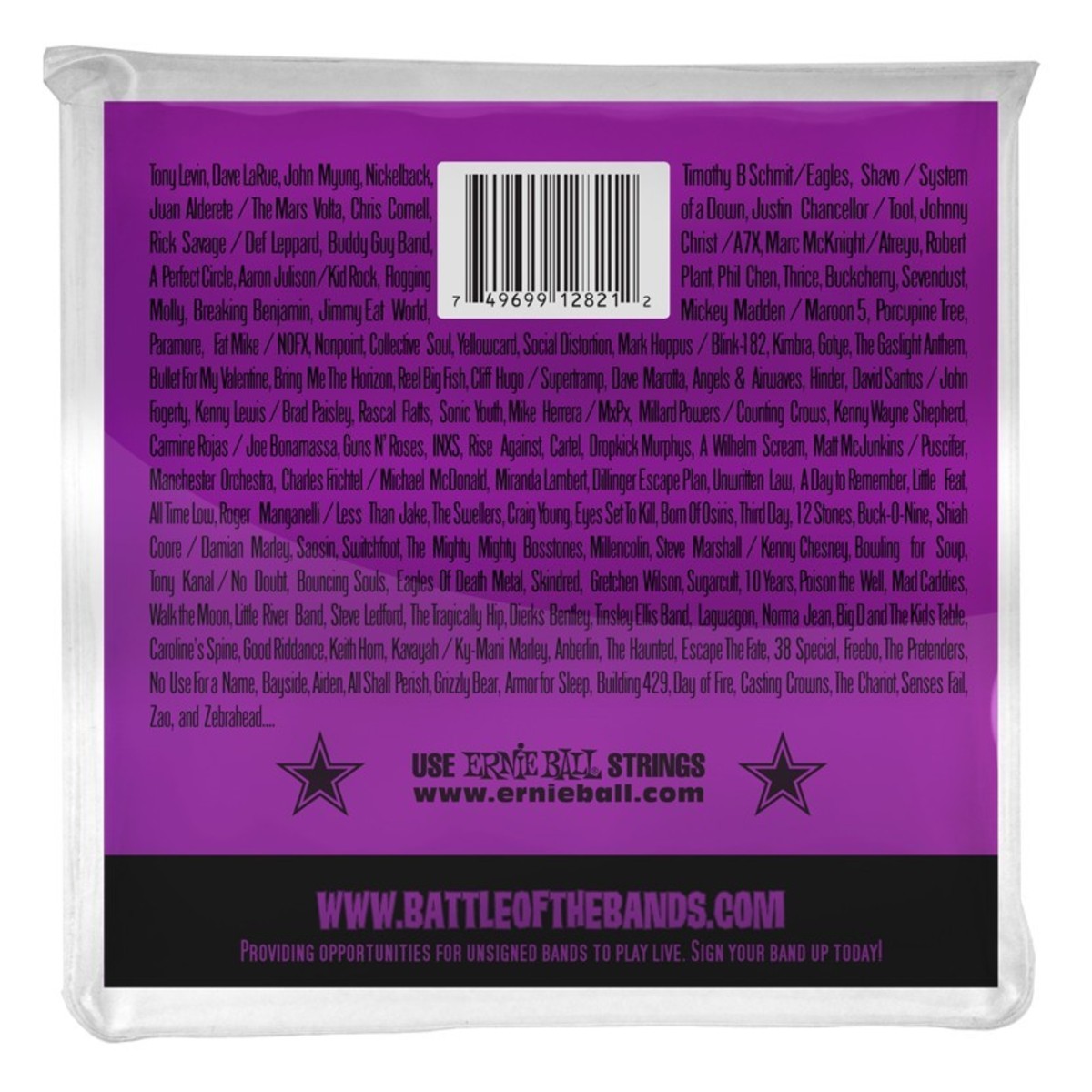 Ernie Ball Power Slinky 2821 Nickel Bass 5 String 50-135 - Image 2