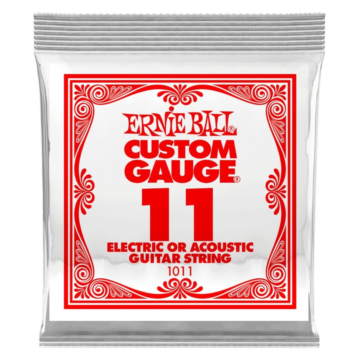Ernie Ball 1011 Single .011 Plain Steel String - Image 1