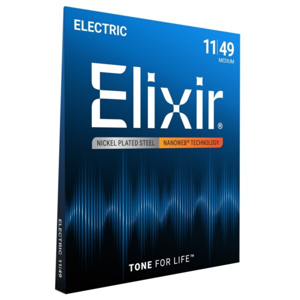 Elixir 12102 NANOWEB Medium Strings 11-49 - Image 3