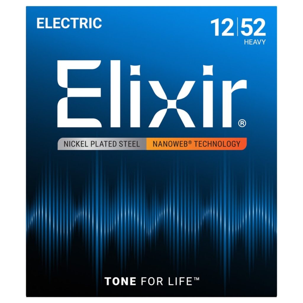 Elixir 12152 NANOWEB Heavy Strings 12-52