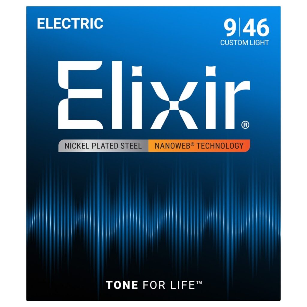 Elixir 12027 NANOWEB Custom Light Strings 9-46