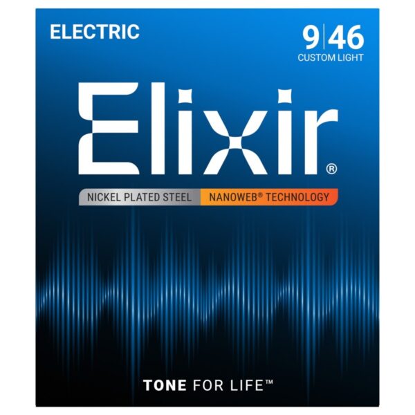 Elixir 12027 NANOWEB Custom Light Strings 9-46 - Image 1