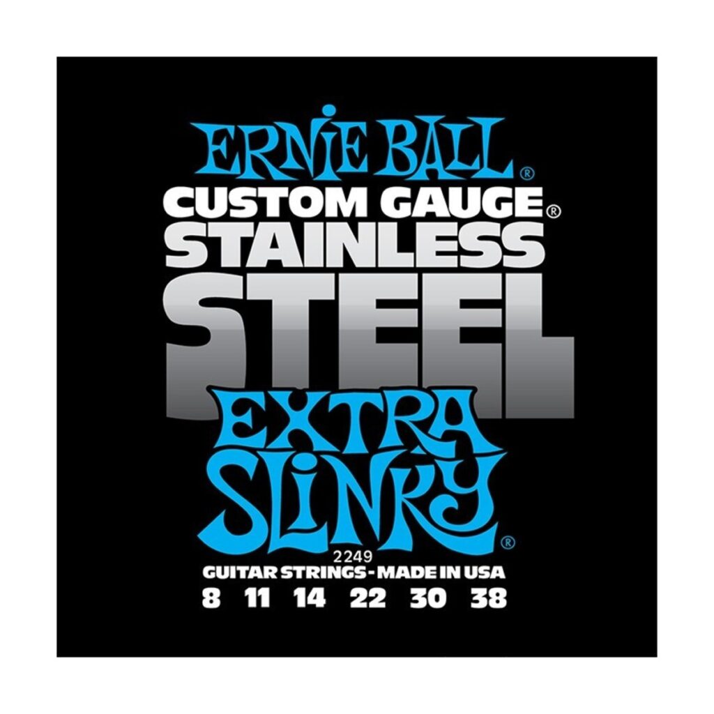Ernie Ball 2249 Stainless Steel Extra Slinky 8-38