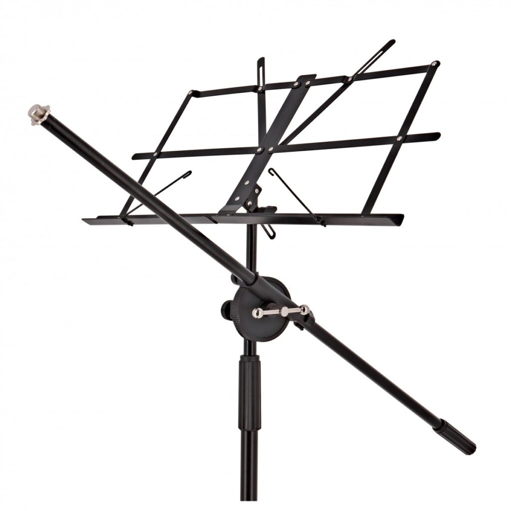 Boom Mic Stand with Music Stand