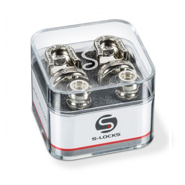 Schaller Security Strap Lock Set Nickel - Image 1