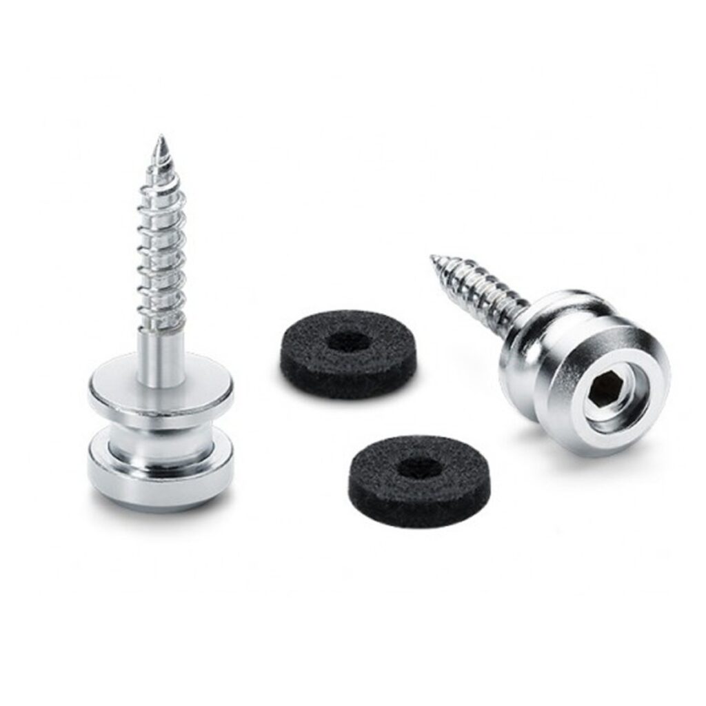 Schaller Security Strap Lock Set Nickel