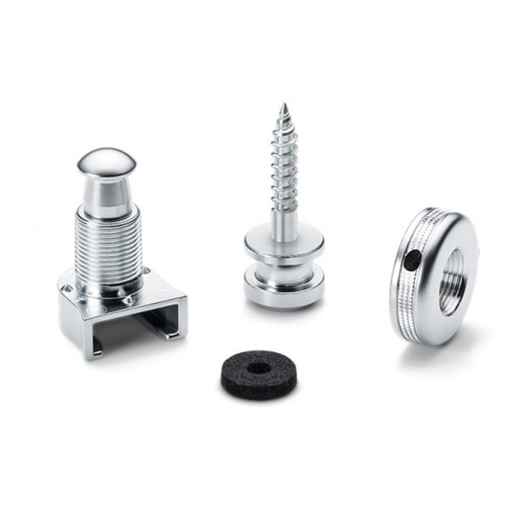 Schaller Security Strap Lock Set Nickel