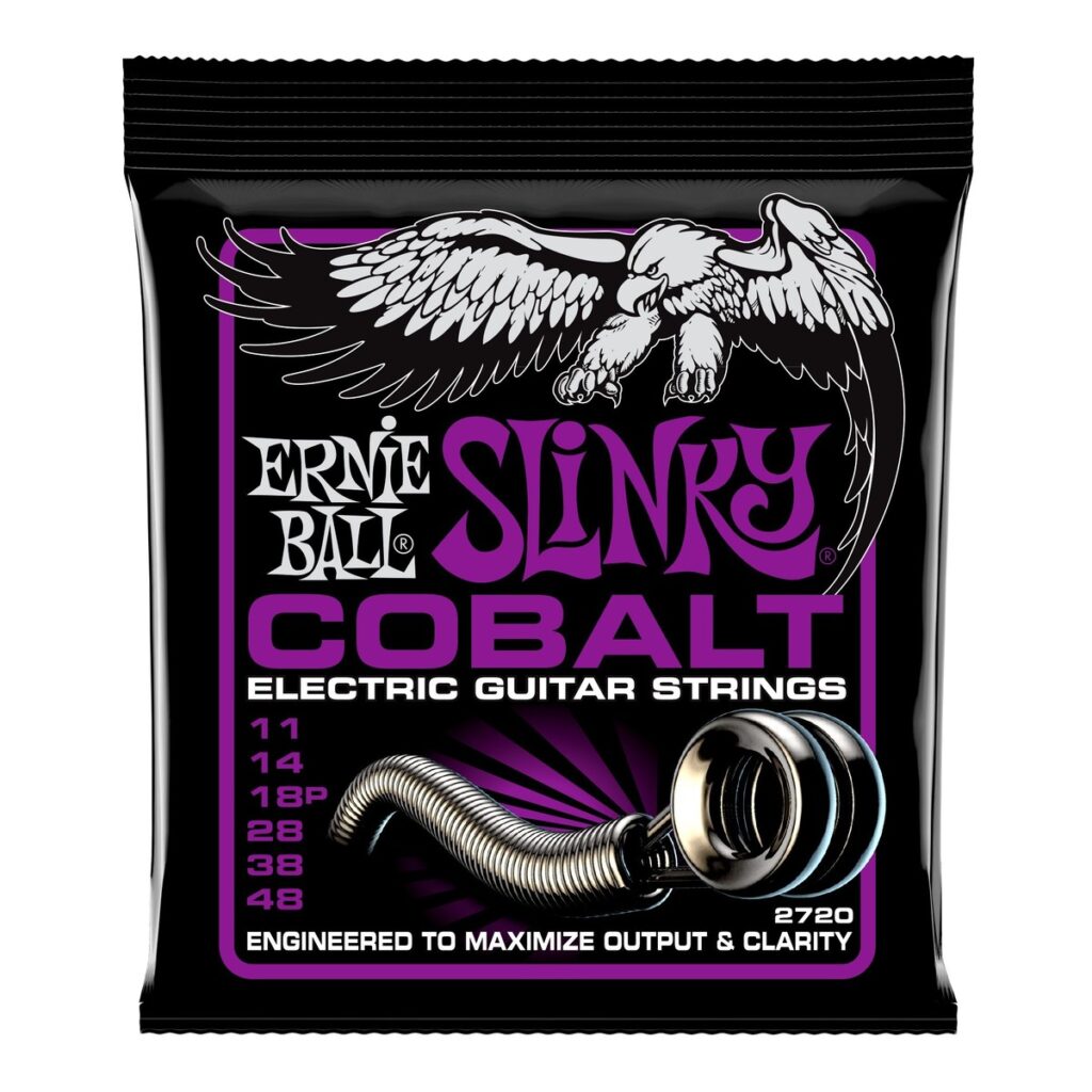 Ernie Ball Power Slinky 2720 Cobalt Guitar Strings 11-48