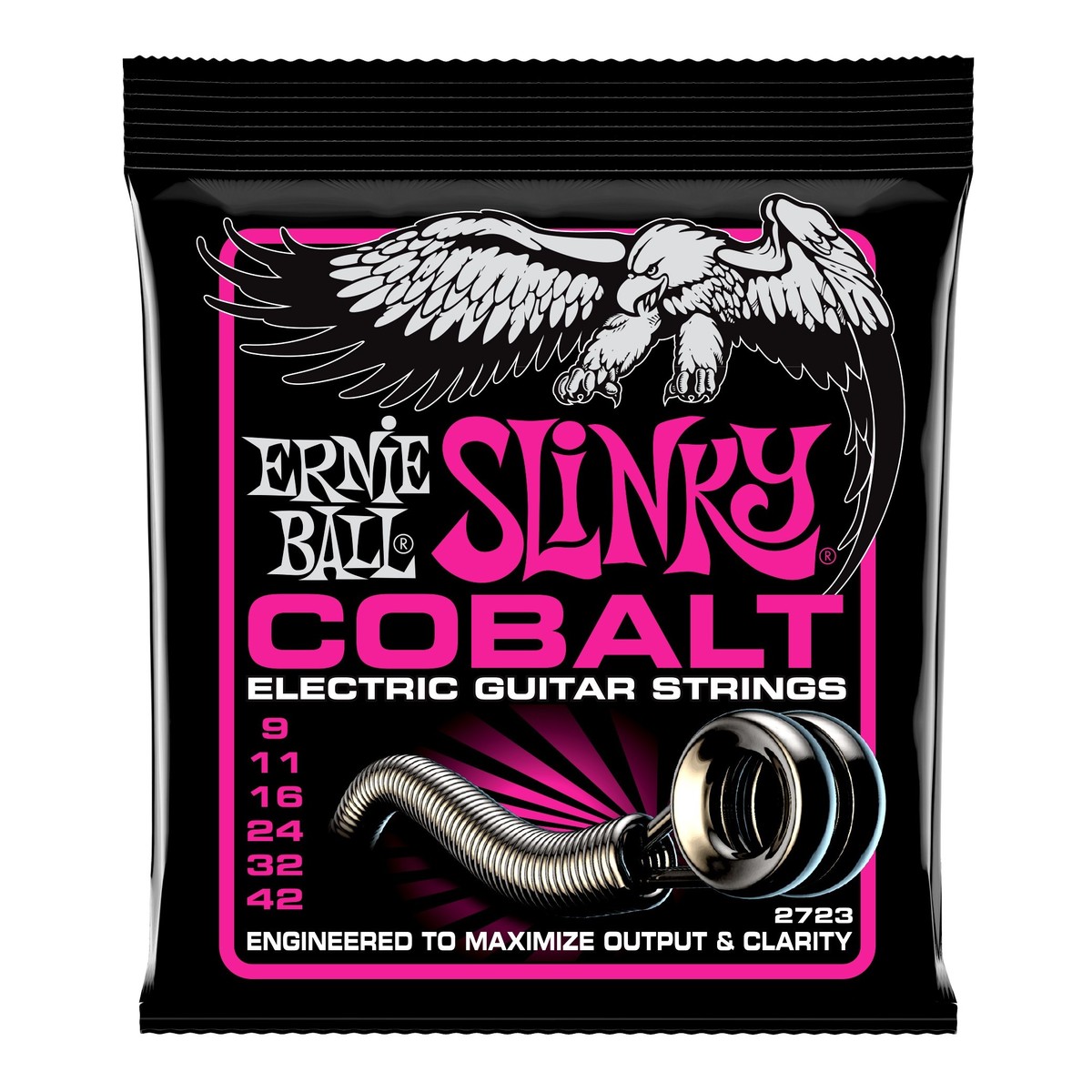 Ernie Ball Super Slinky 2723 Cobalt Guitar Strings 09-42 - Image 1