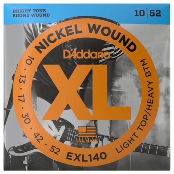 DAddario EXL140 Nickel Wound Light Top/Heavy Bottom 10-52 - Image 1