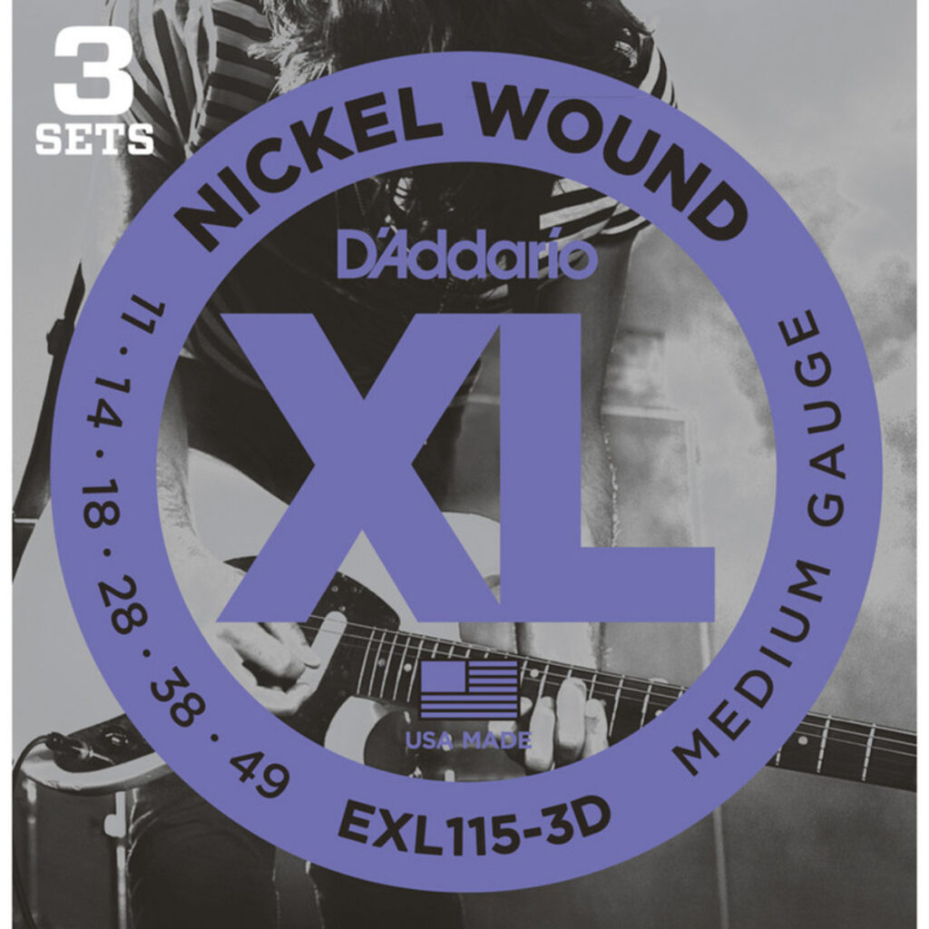 DAddario EXL115-3D 11-49 3 Pack