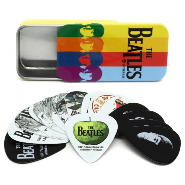 DAddario 1CAB4-15BT2 Beatles Signature Guitar Pick Tins Stripes - Image 2