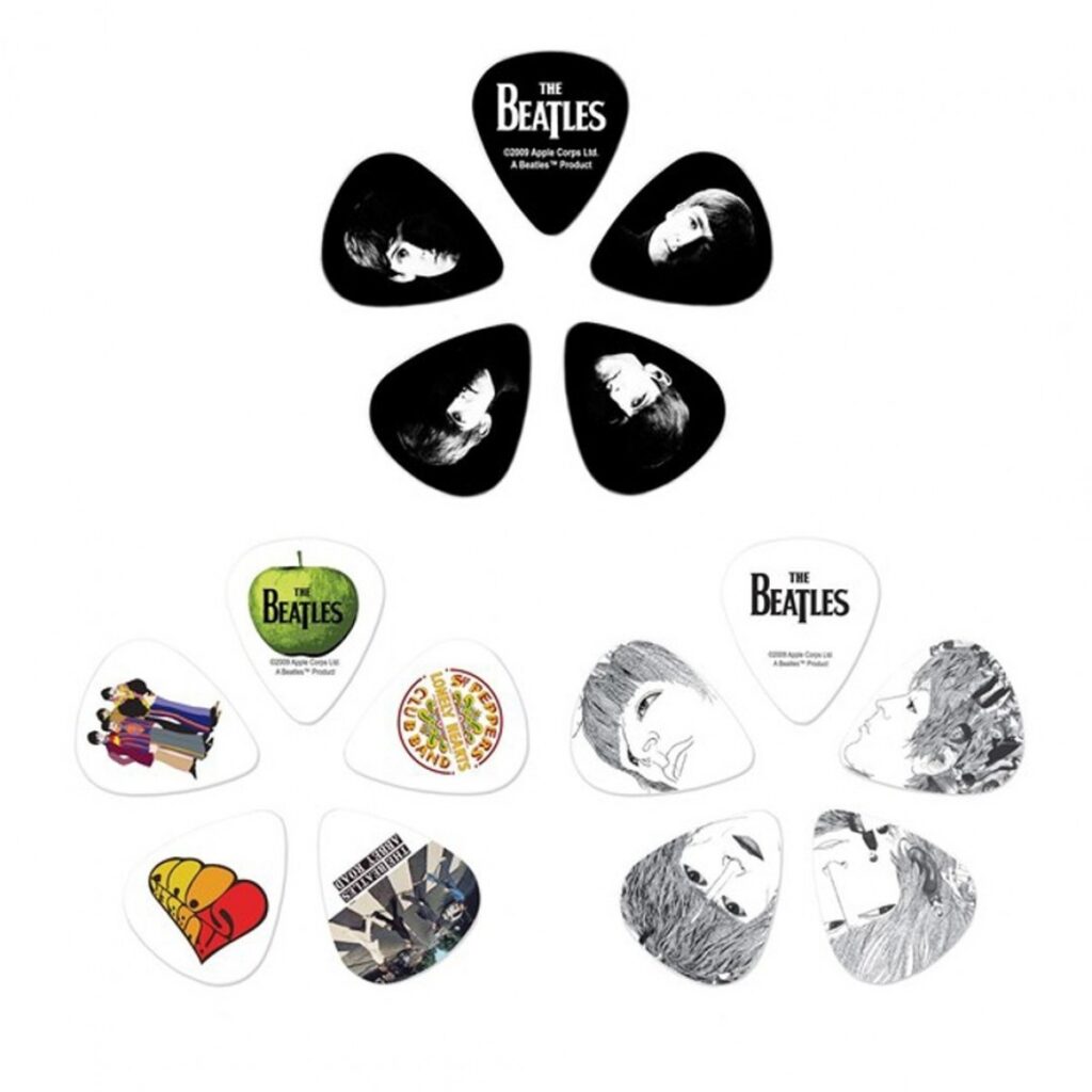 DAddario 1CAB4-15BT2 Beatles Signature Guitar Pick Tins Stripes
