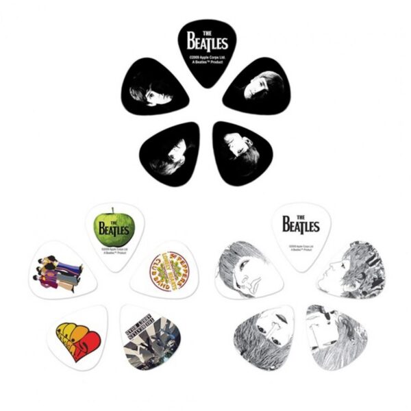 DAddario 1CAB4-15BT2 Beatles Signature Guitar Pick Tins Stripes - Image 3