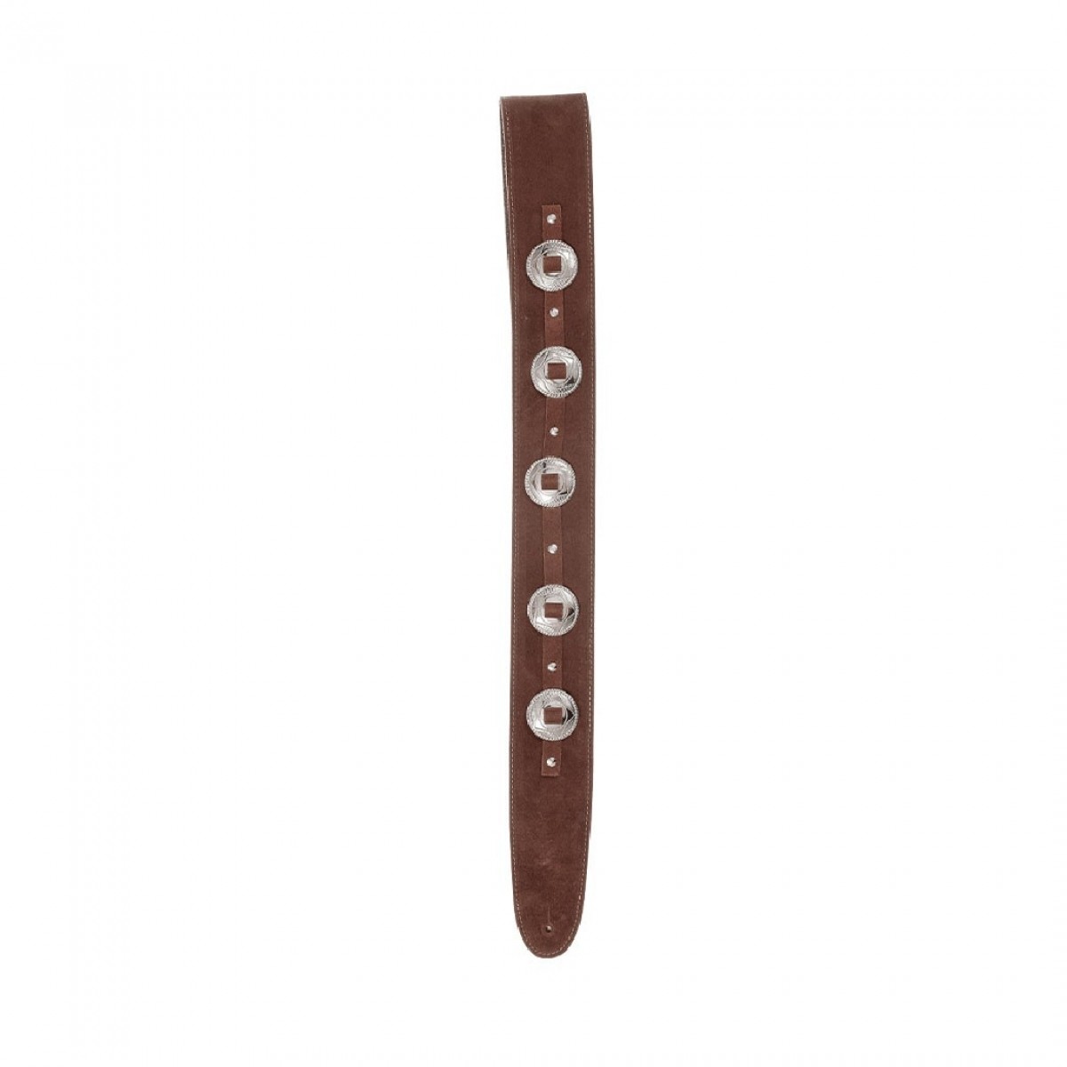 DAddario 25SSC01 Conchos Guitar Strap Brown - Image 2