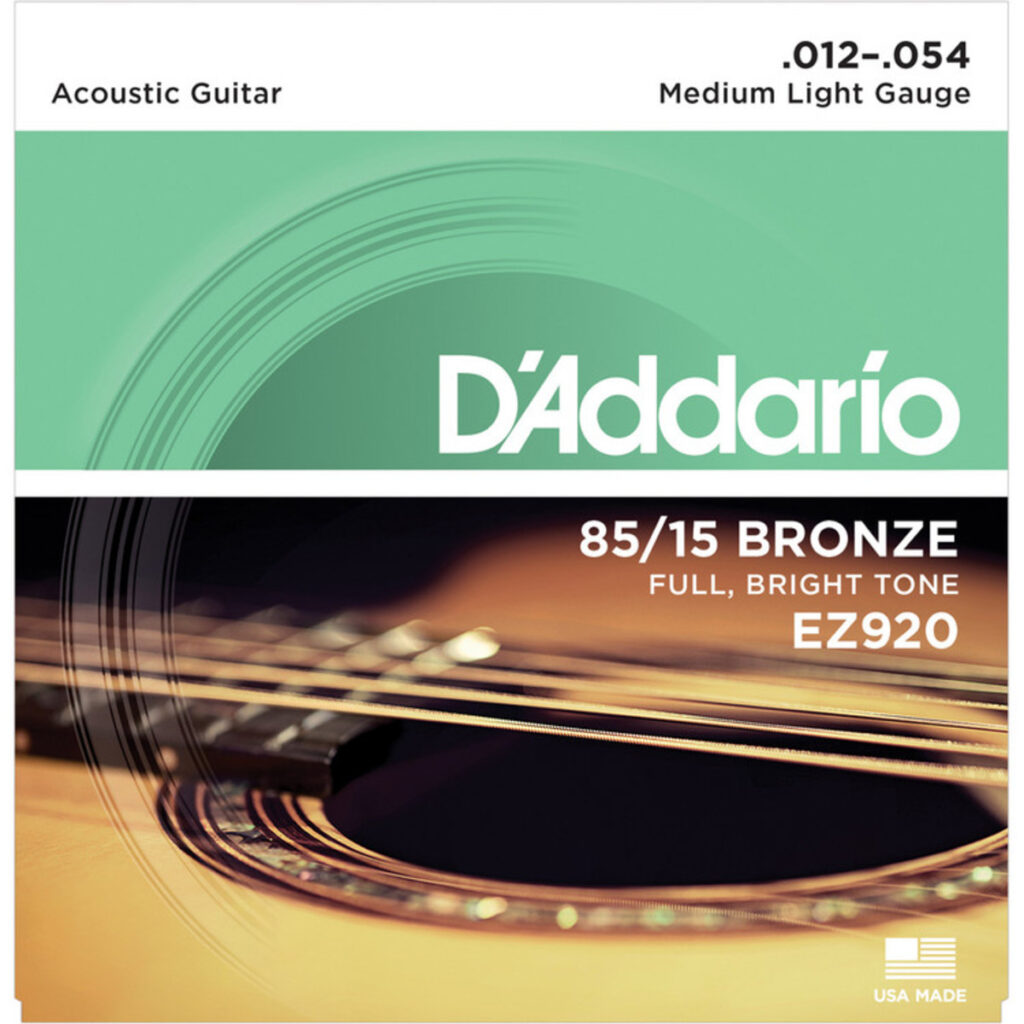 DAddario EZ920 85/15 Great American Bronze Medium Light 12-54