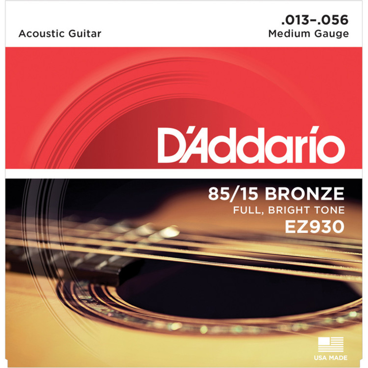 DAddario EZ930 85/15 Great American Bronze Medium 13-56 - Image 1