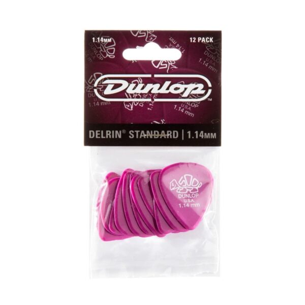 Dunlop 1.14mm Del 500 Magenta Players Pack of 12 - Image 3