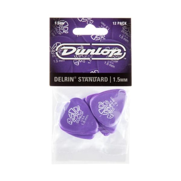 Dunlop 1.50mm Del 500 Lavender Players Pack of 12 - Image 3