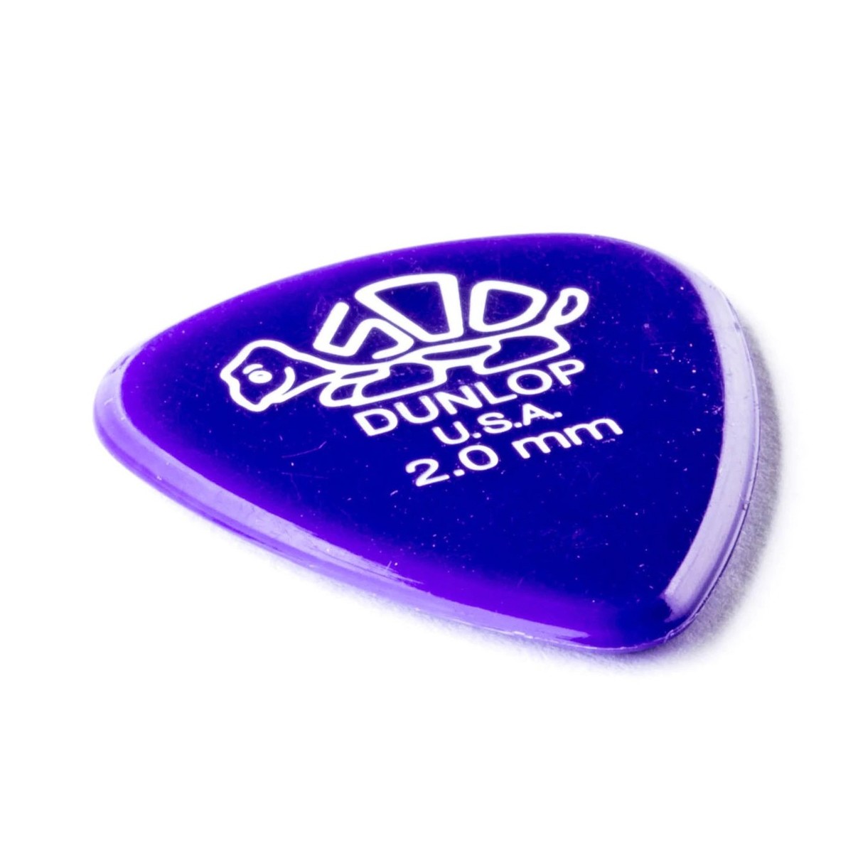 Dunlop 2.00mm Del 500 Pick Purple Players Pack of 12 - Image 4