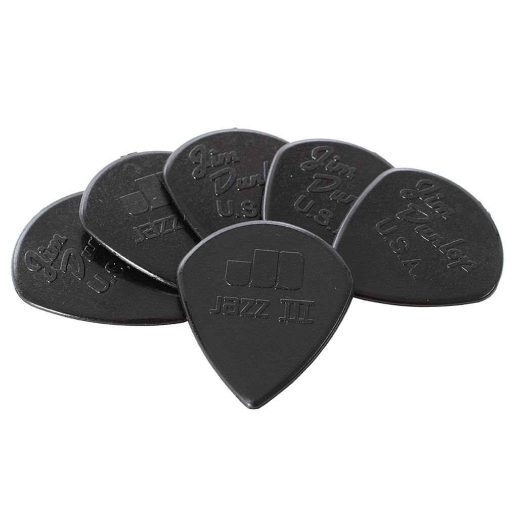 Dunlop Nylon Jazz IIIS Pick Players Pack of 6