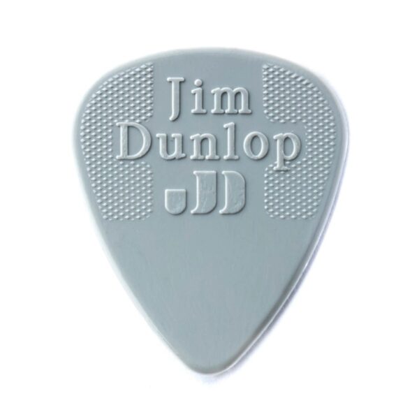 Dunlop 44P60 0.60mm Nylon Pick Light Grey Players Pack of 12 - Image 2