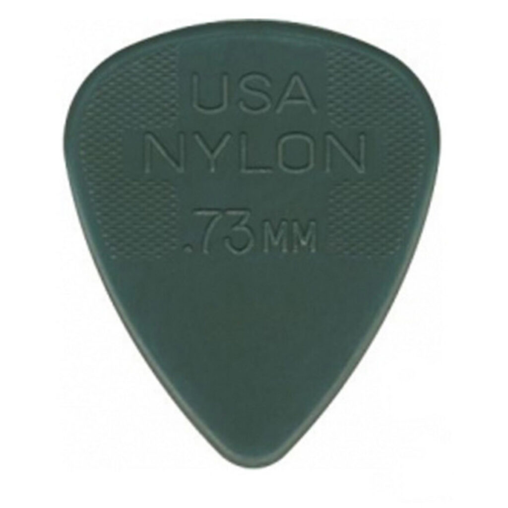 Dunlop 44P73 0.73mm Nylon Standard Pick Grey Players Pack of 12