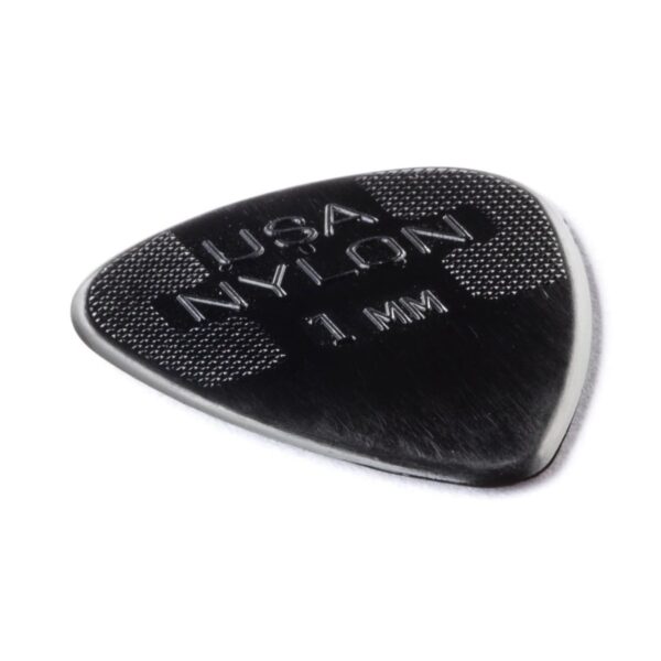 Dunlop 44P10 1.00mm Nylon Standard Pick Black Players Pack of 12 - Image 3