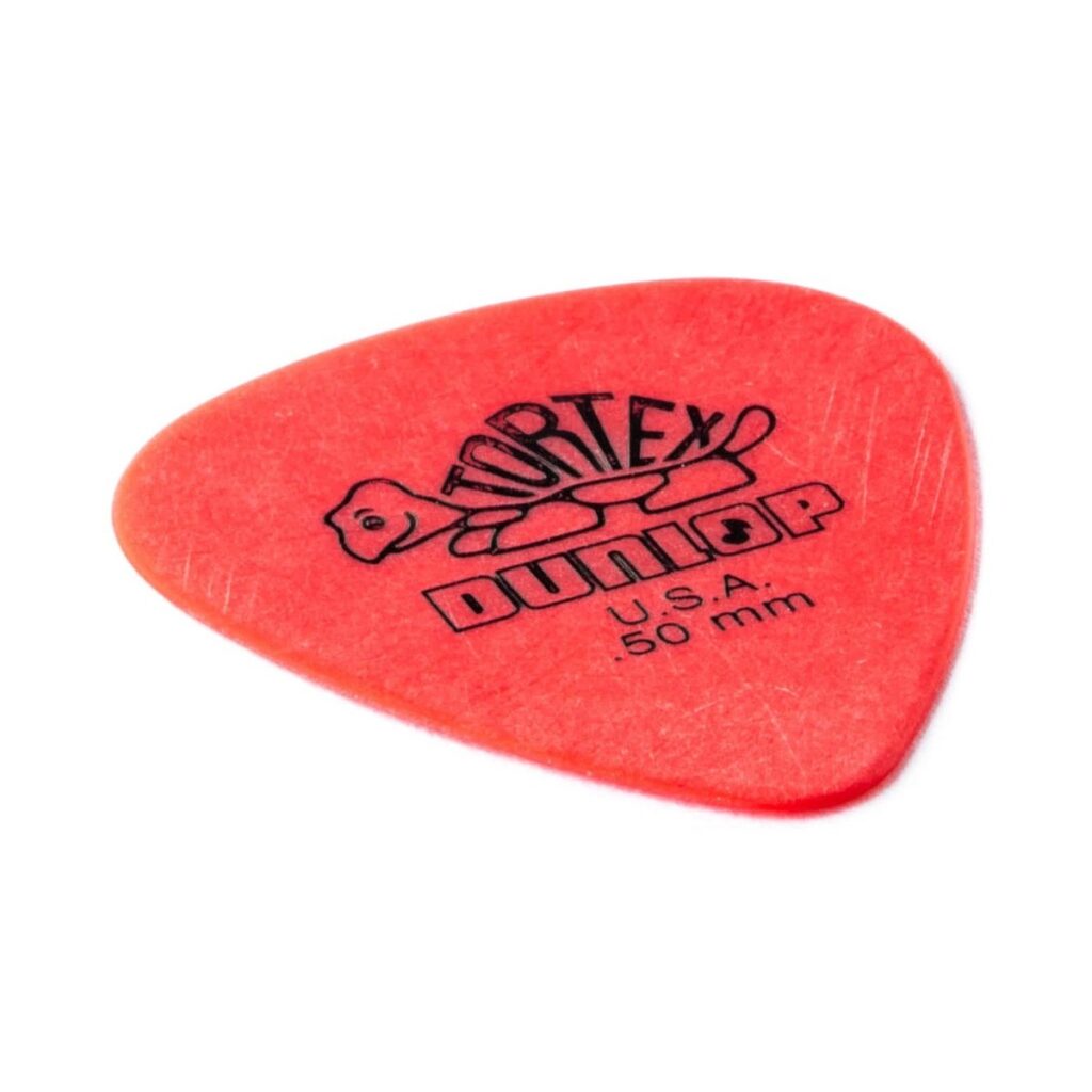 Dunlop 418P50 0.50mm Tortex Standard Pick Red Players Pack of 12