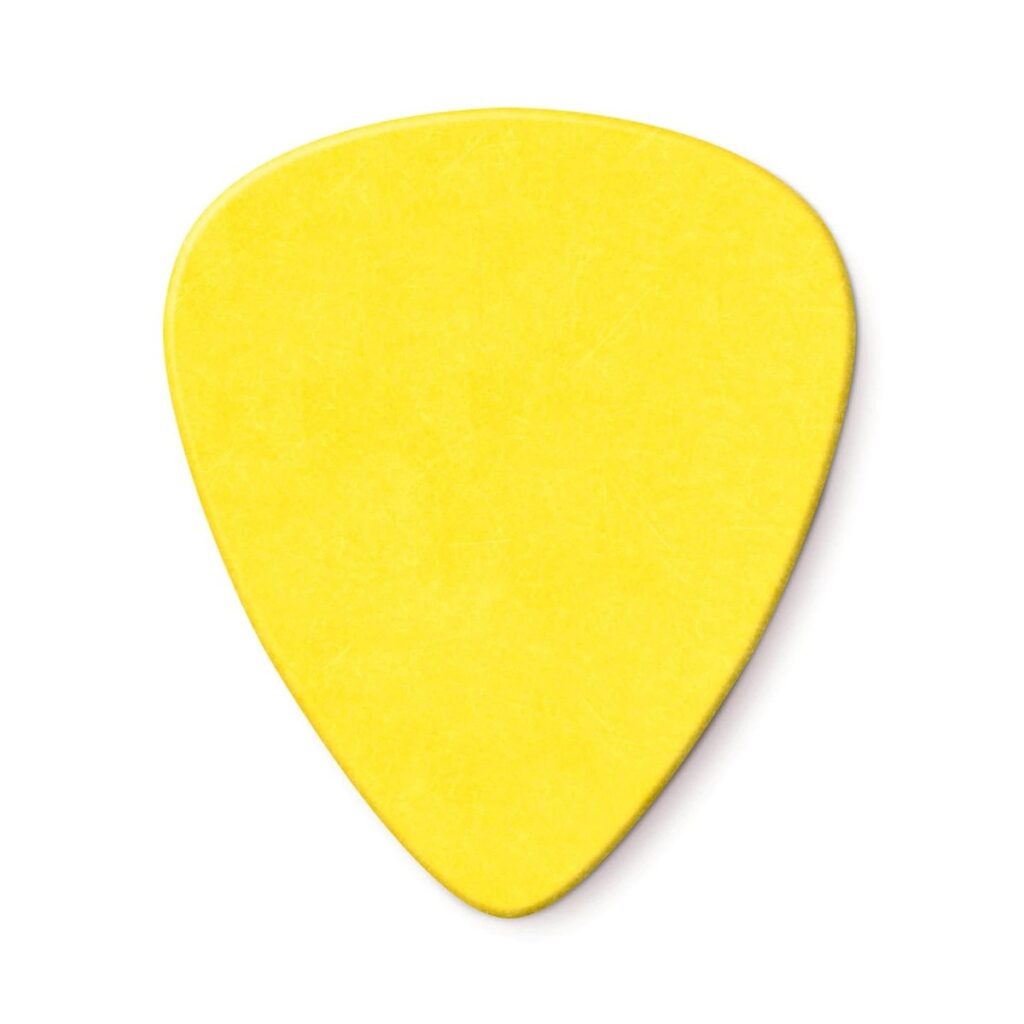 Dunlop 0.73mm Tortex Standard Pick Yellow Players Pack of 12